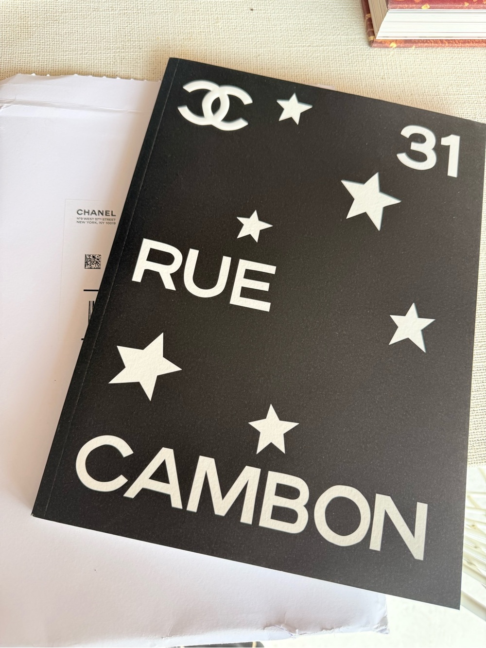 CHANEL Rue Cambon 31 Notebook - Black & White